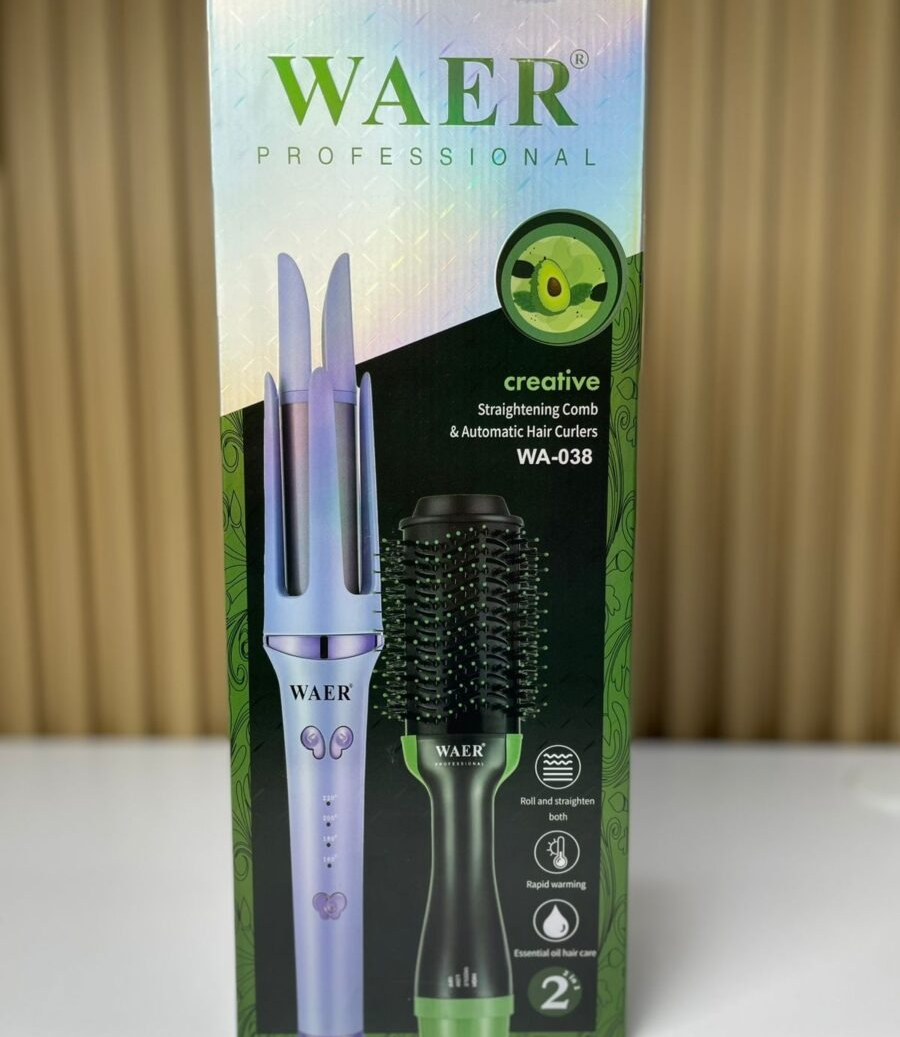 Cepillo Secador +Rizador Automático Waer